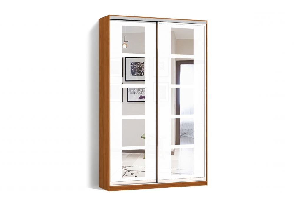 

Шкаф-купе Luxe 2 двери Пескоструй/Пескоструй рисунок 58-58 цвет Ольха CLS - IV 120 x 230 x 60 см