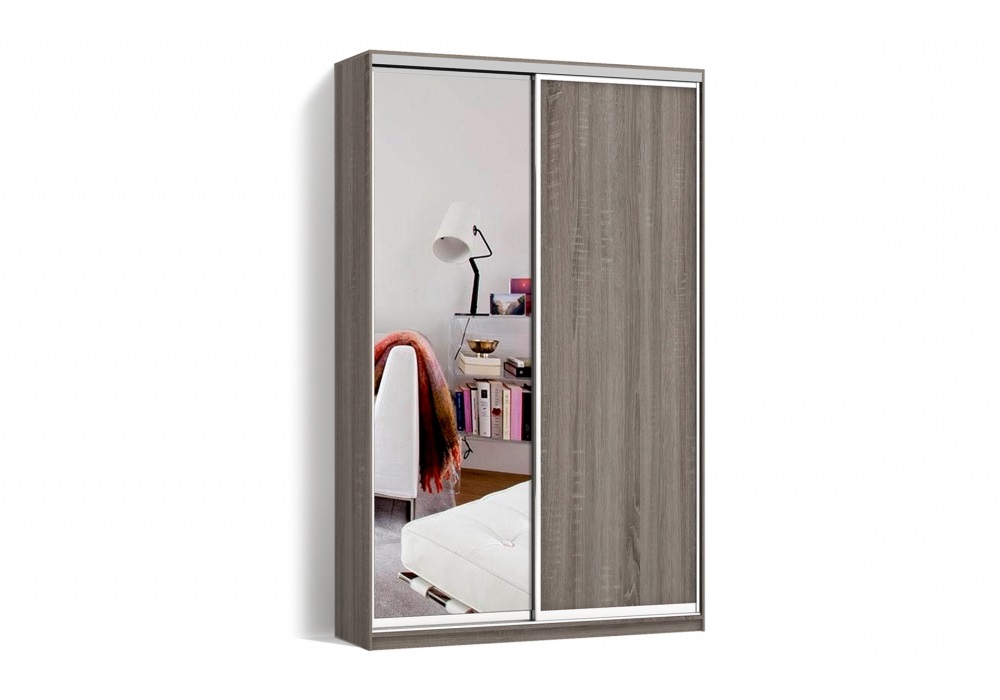 

Шкаф-купе Luxe 2 двери ДСП/Зеркало CLS - I 110 x 220 x 60 см цвет Дуб трюффель (9924)