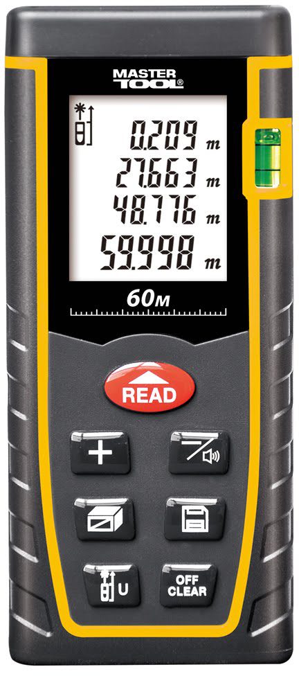 

Далекомір лазерний Mastertool 0.05-60 м 30-0960