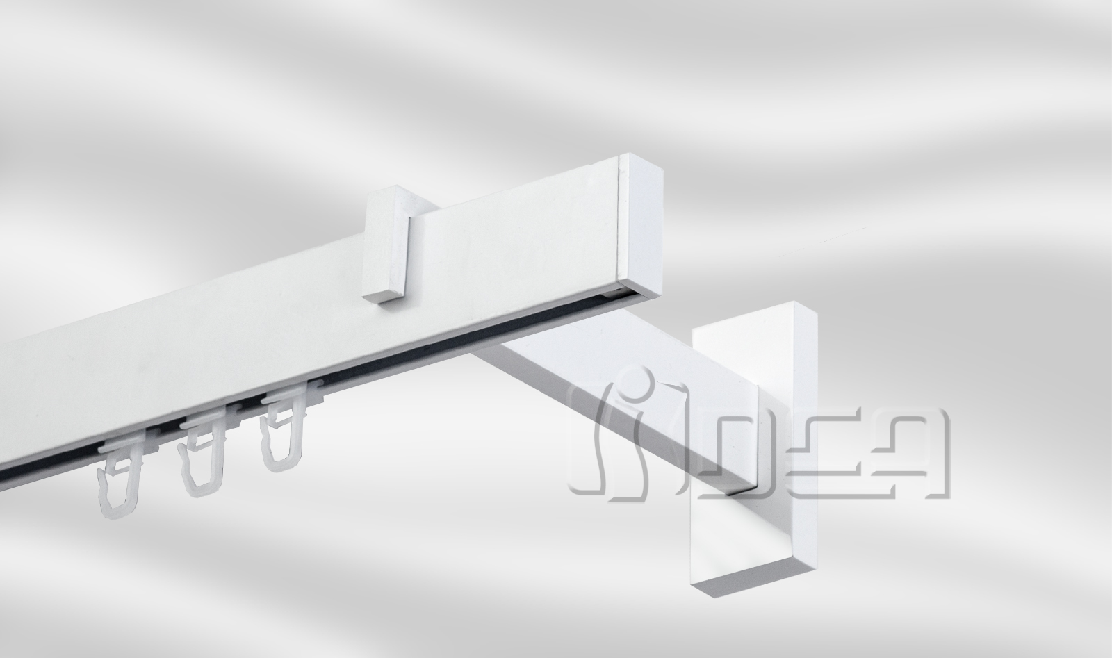 

Карниз одинарный Скарлайн для шторы 300 см. Белый Финал ЗАГЛУШКА