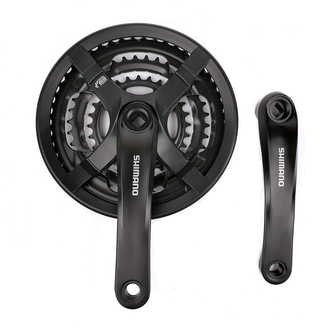 

Шатуны система Shimano FC-TY501 28/38/48Т черный