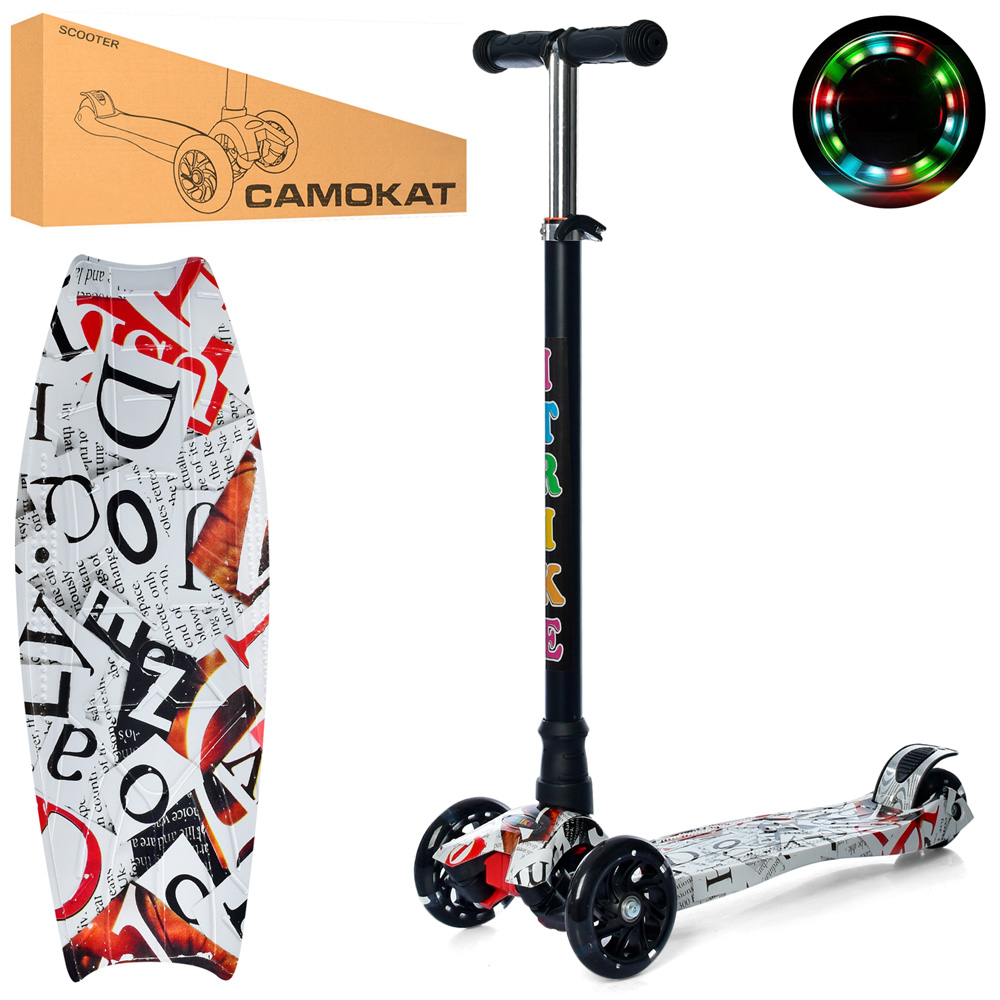 

Самокат iTrike Maxi JR 3-055-3-WP19 Black White (JR 3-055-3)