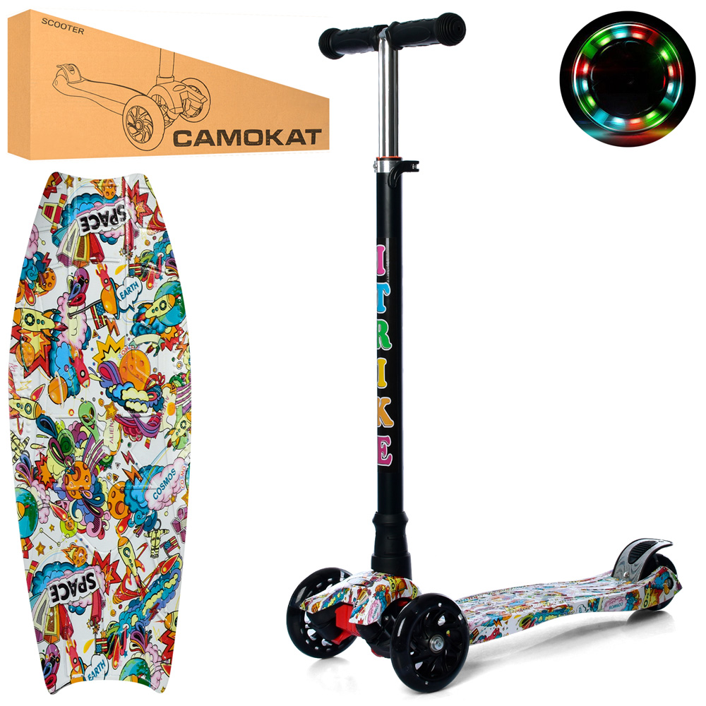 

Самокат iTrike Maxi JR 3-055-3-WP36 Black (JR 3-055-3)