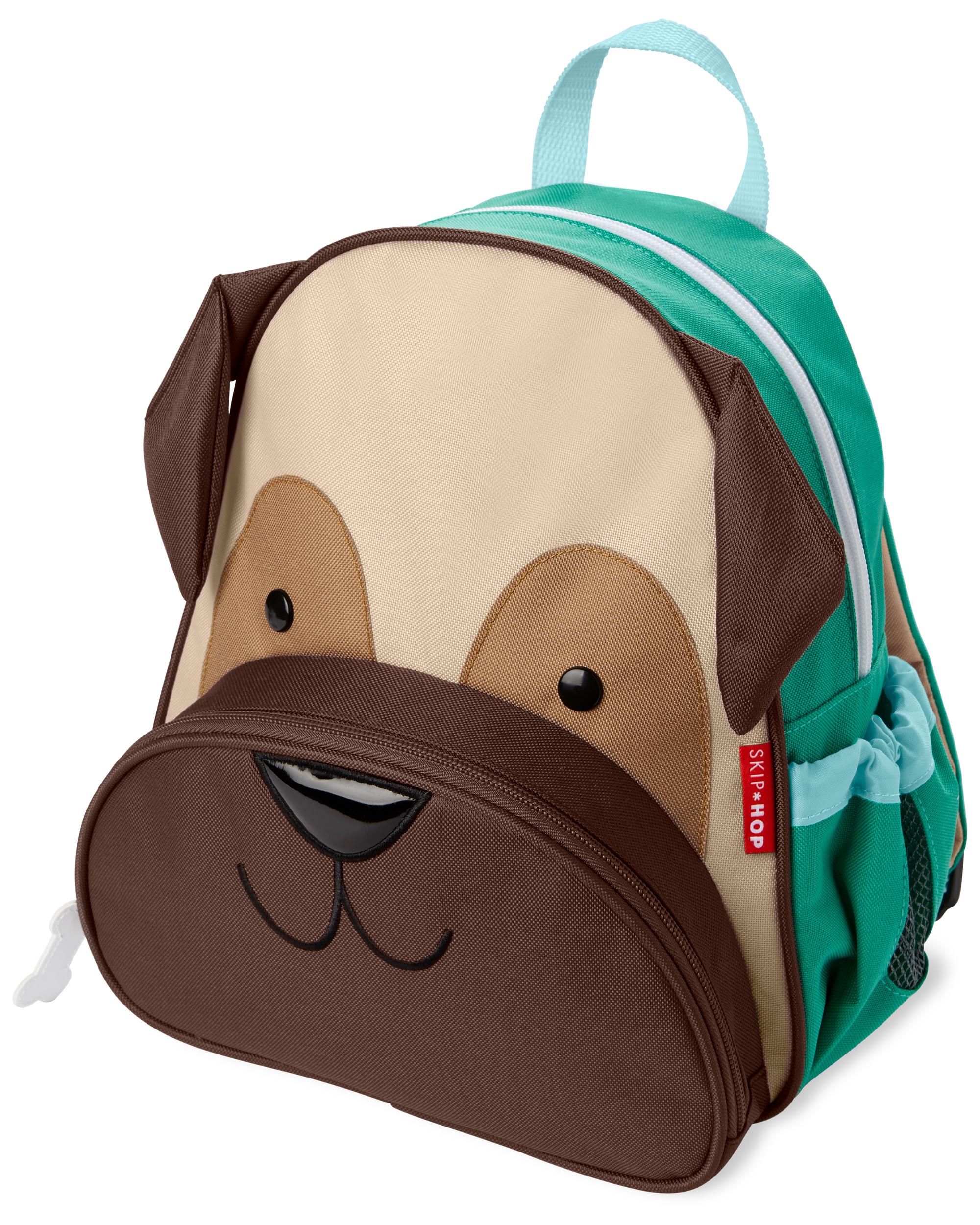 

Рюкзак Skip Hop Мопс коричневый зеленый