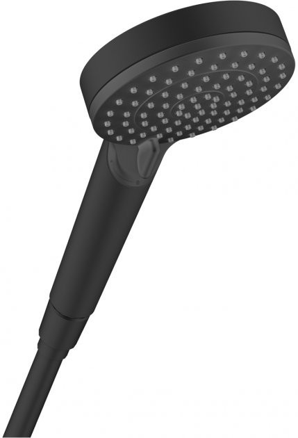 

Ручная лейка HANSGROHE Vernis Blend Vario 26270670 черная матовая