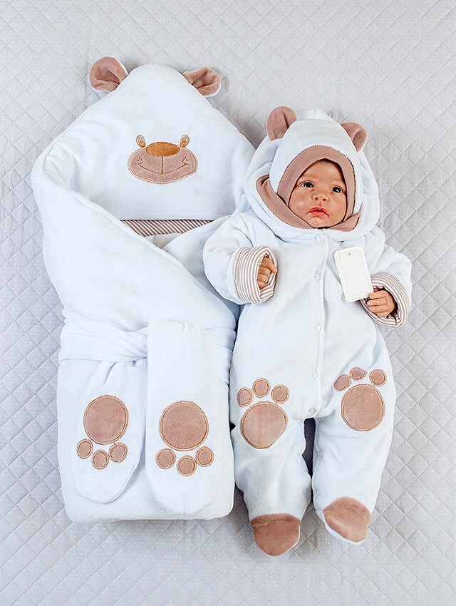 

Набор на выписку Lari Little Bear 56 белый