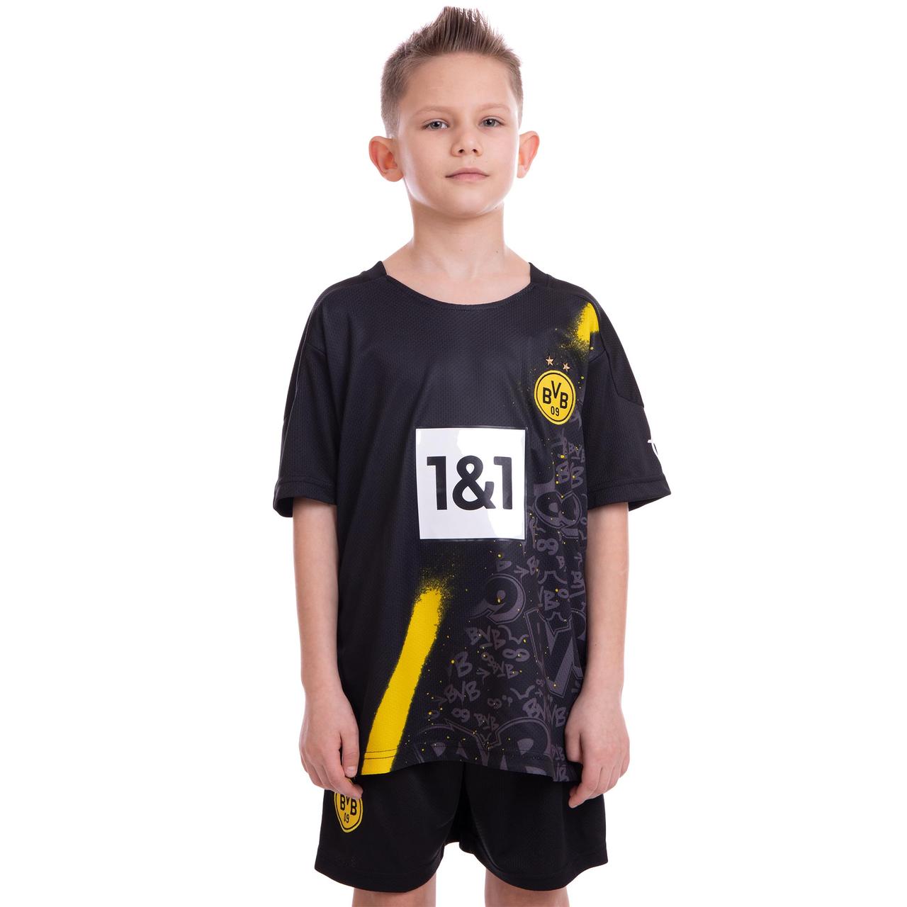 

Форма футбольная детская BORUSSIA DORTMUND Боруссия Zelart Sport 2490 S (22) рост 120-125 см