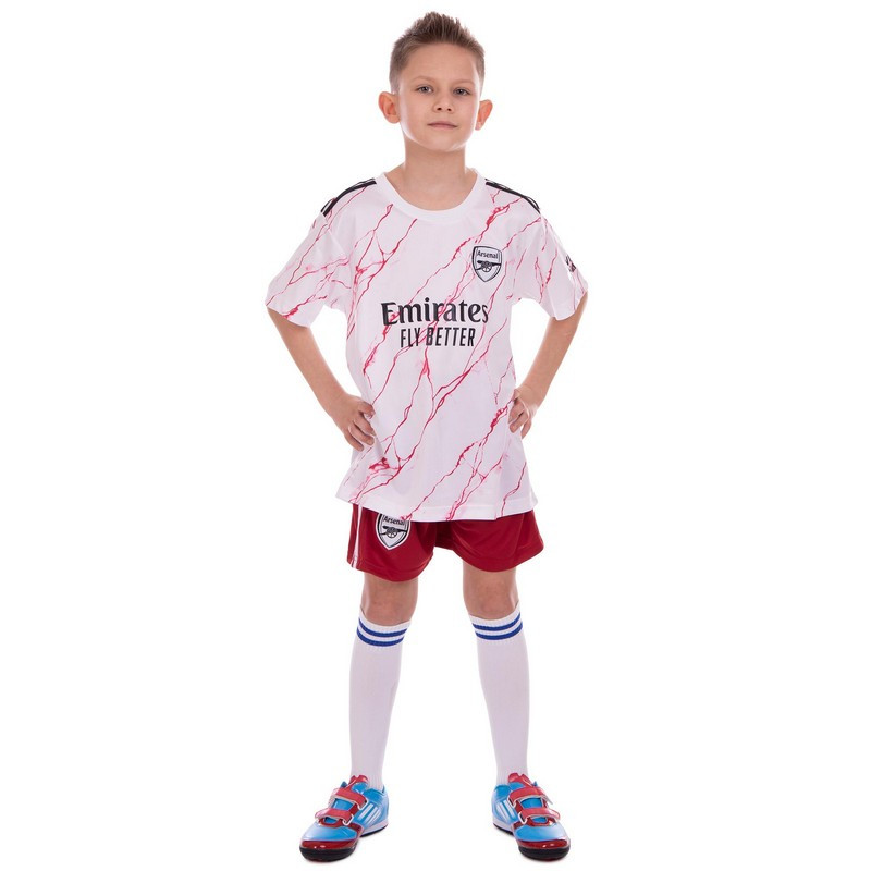 

Форма футбольная детская ARSENAL Арсенал Zelart Sport гостевая 2488 XL (28) рост 150-155 см