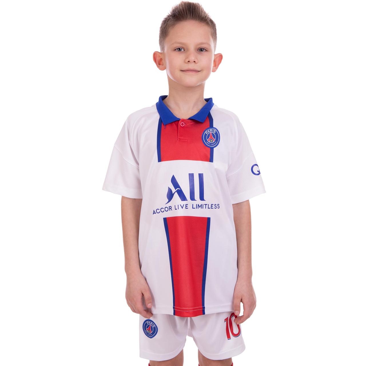 

Форма футбольная детская PSG ПСЖ Zelart Sport гостевая 2509 XL (28) рост 150-155 см