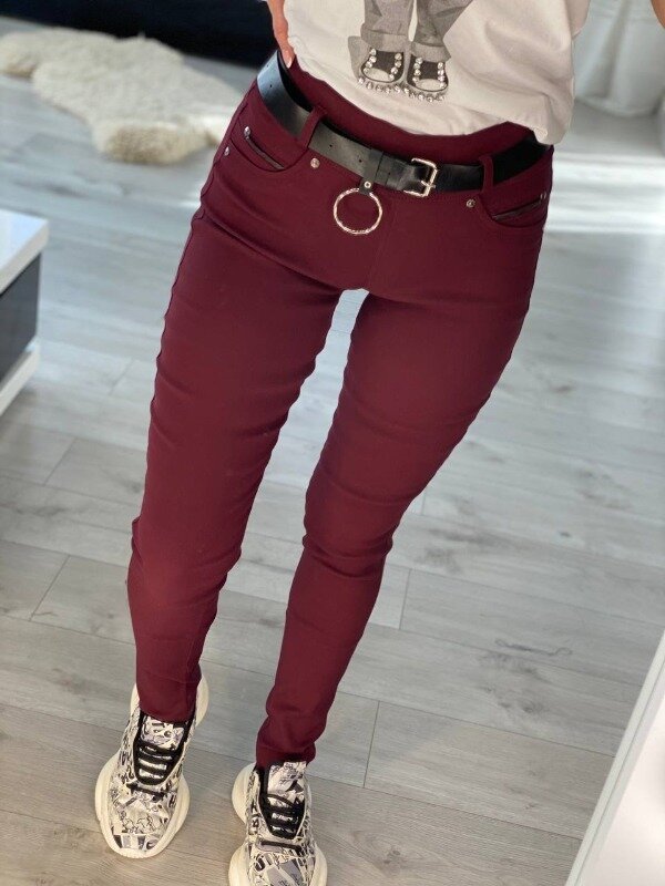 

Fashions • Зауженные брюки женские Glory Fashions 48 бордовый (225-ол)