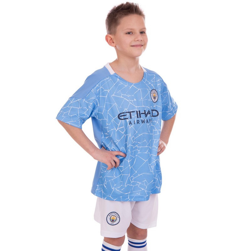 

Форма футбольная детская MANCHESTER CITY Манчестер Сити Zelart Sport 2492 L (26) рост 140-145 см
