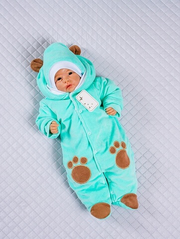 

Комбинезон для новорожденного Lari Little Bear 56 ментол