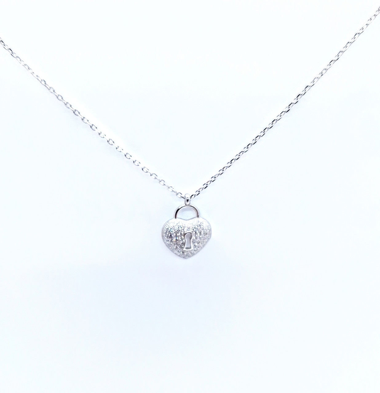 

Колье сердце с цирконом 45см 66138