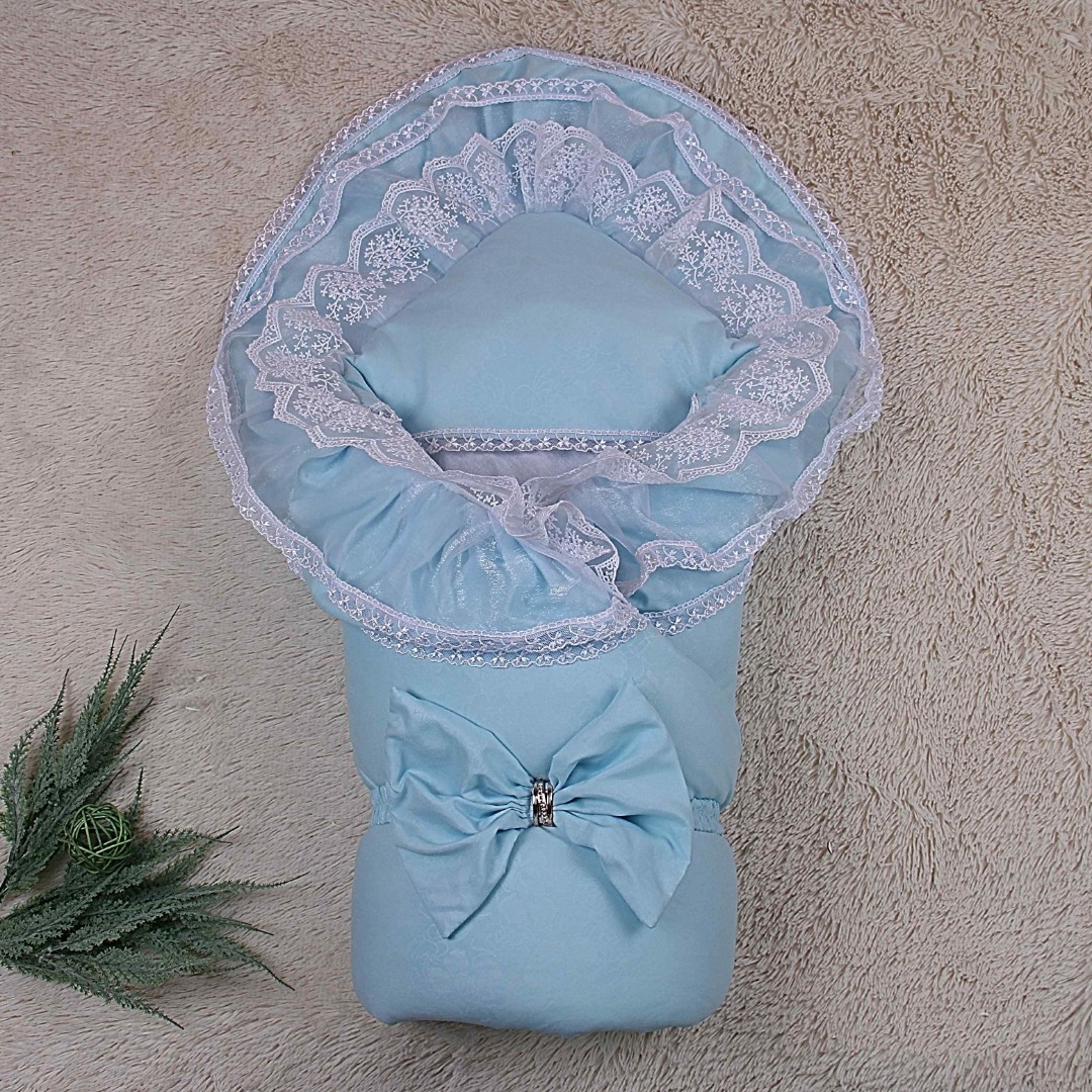 

Конверт на выписку демисезонный Brilliantbaby Очарование 90х90 см мятный