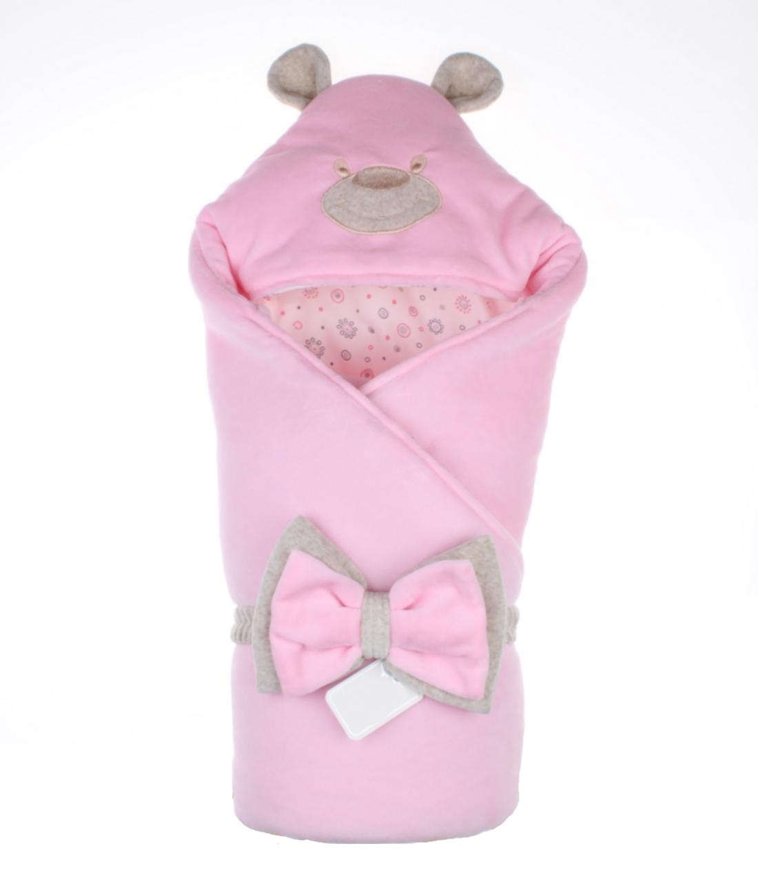 

Конверт-одеяло Lari Little Bear 85х85 см розовый