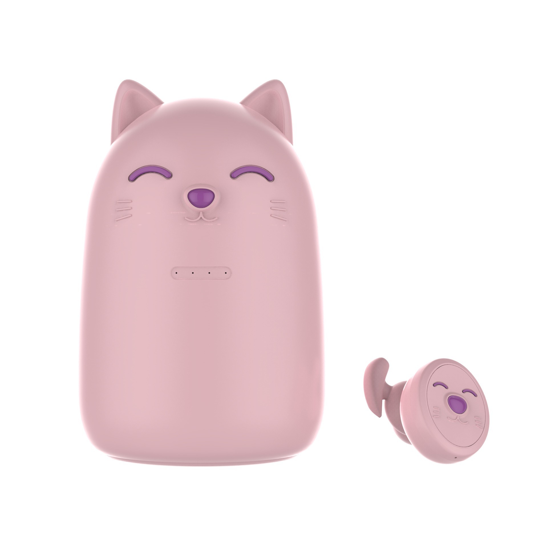 

Беспроводные детские наушники-вкладыши "CAT WIZARDTWS" ZW-T11 бинауральные Bluetooth V5.0+EDR PINK