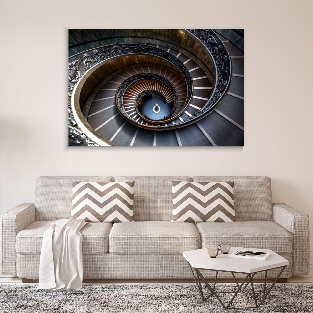 

Картина на холсте Архитектура Spiral Staircase 110х150 см.