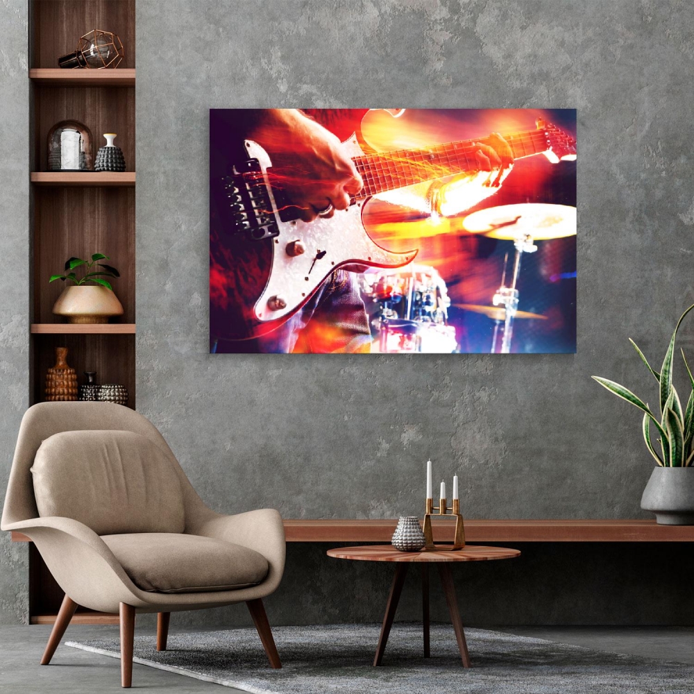 

Картина на холсте Музыка Playing Guitar And Concert Concept 50х65 см.