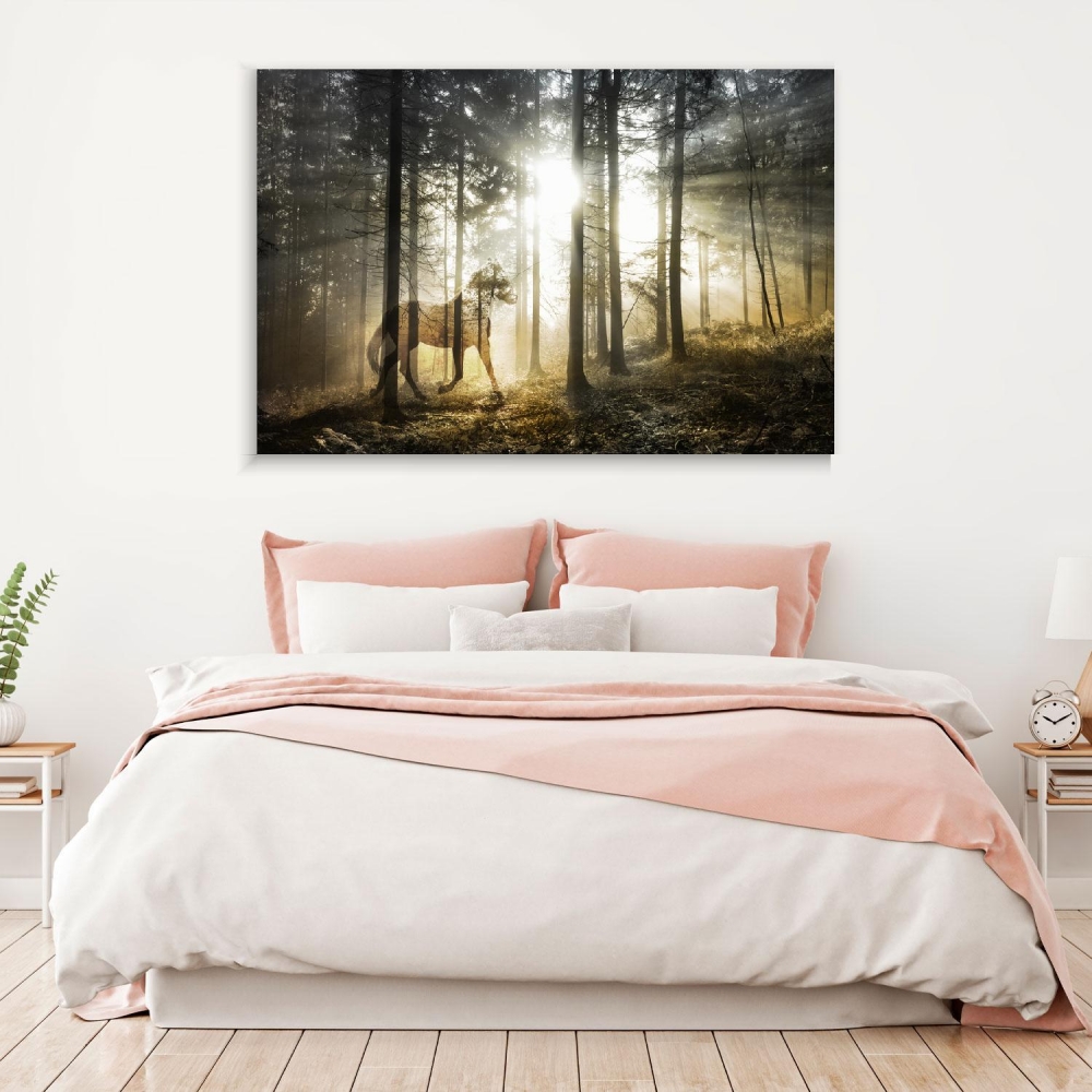 

Картина на холсте Мистика и фантастика Unicorn In A Magic Forest 45х60 см.