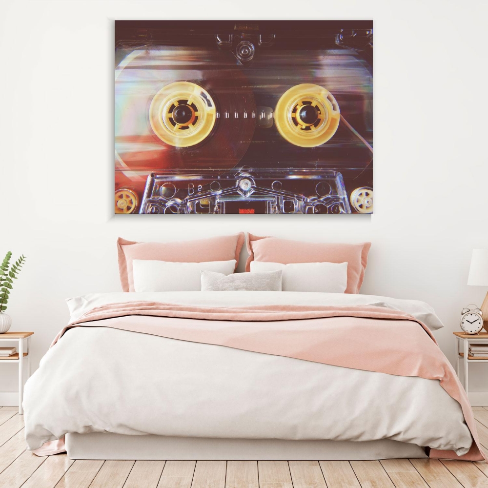 

Картина на холсте Музыка Audio Cassettes For Recorder 80s 90s 70s 50х65 см.