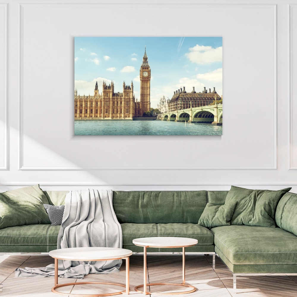 

Картина на холсте Архитектура Big Ben 75х100 см.
