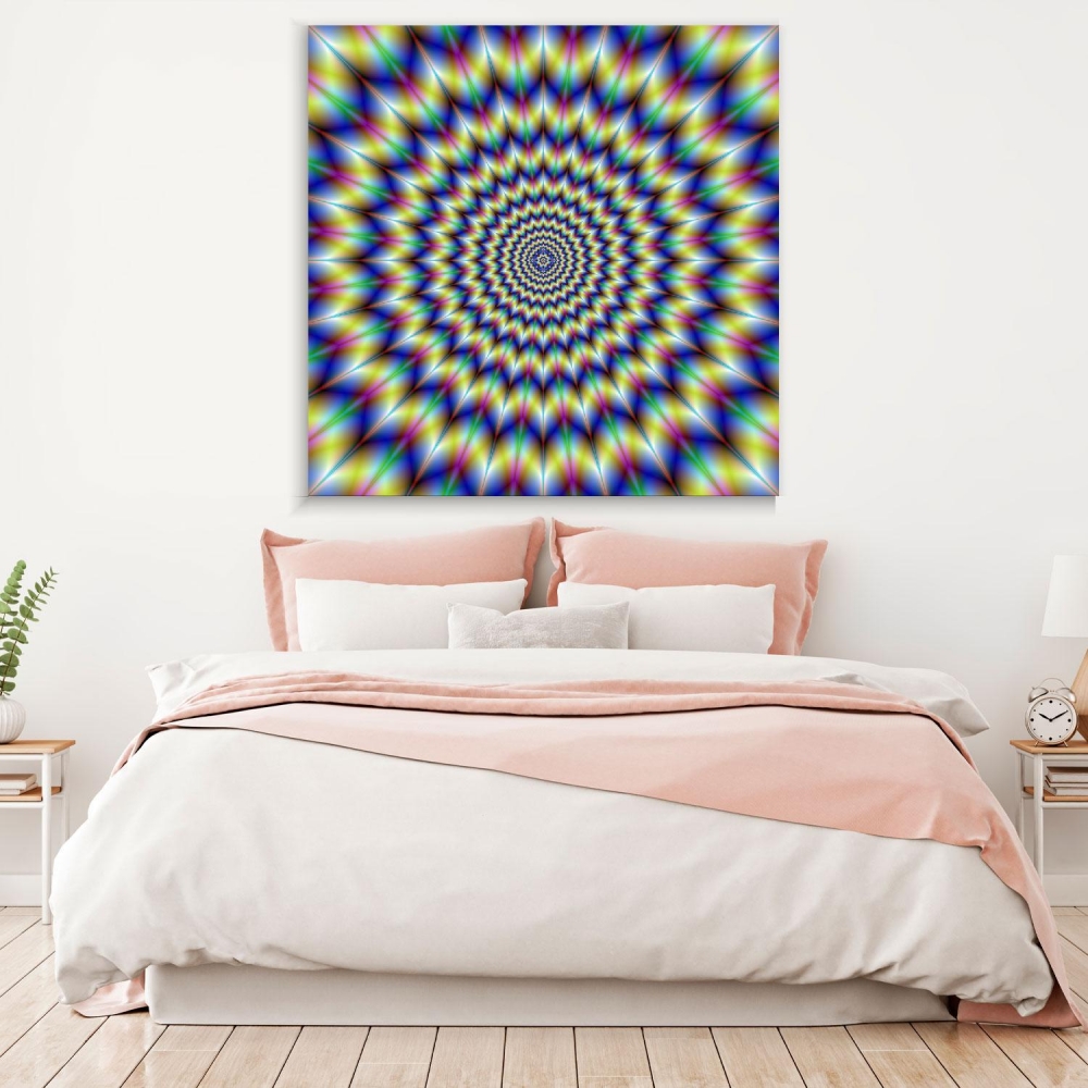 

Картина на холсте Psy Art Picture With Visual Illusion 90х90 см.
