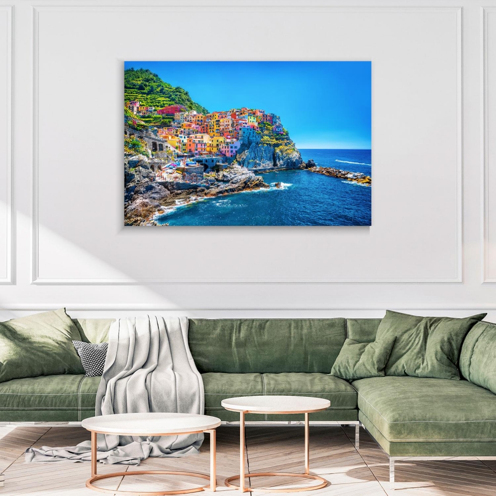

Картина на холсте Архитектура Cinque Terre 75х100 см.