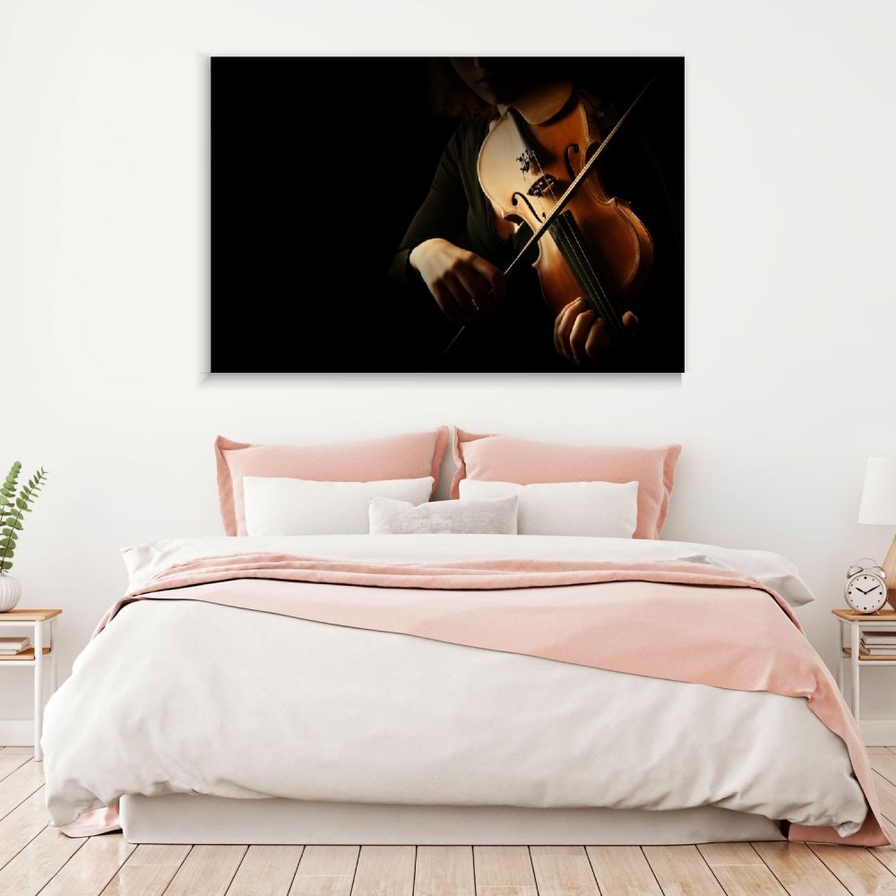 

Картина на холсте Музыка Violinist Playing 45х60 см.