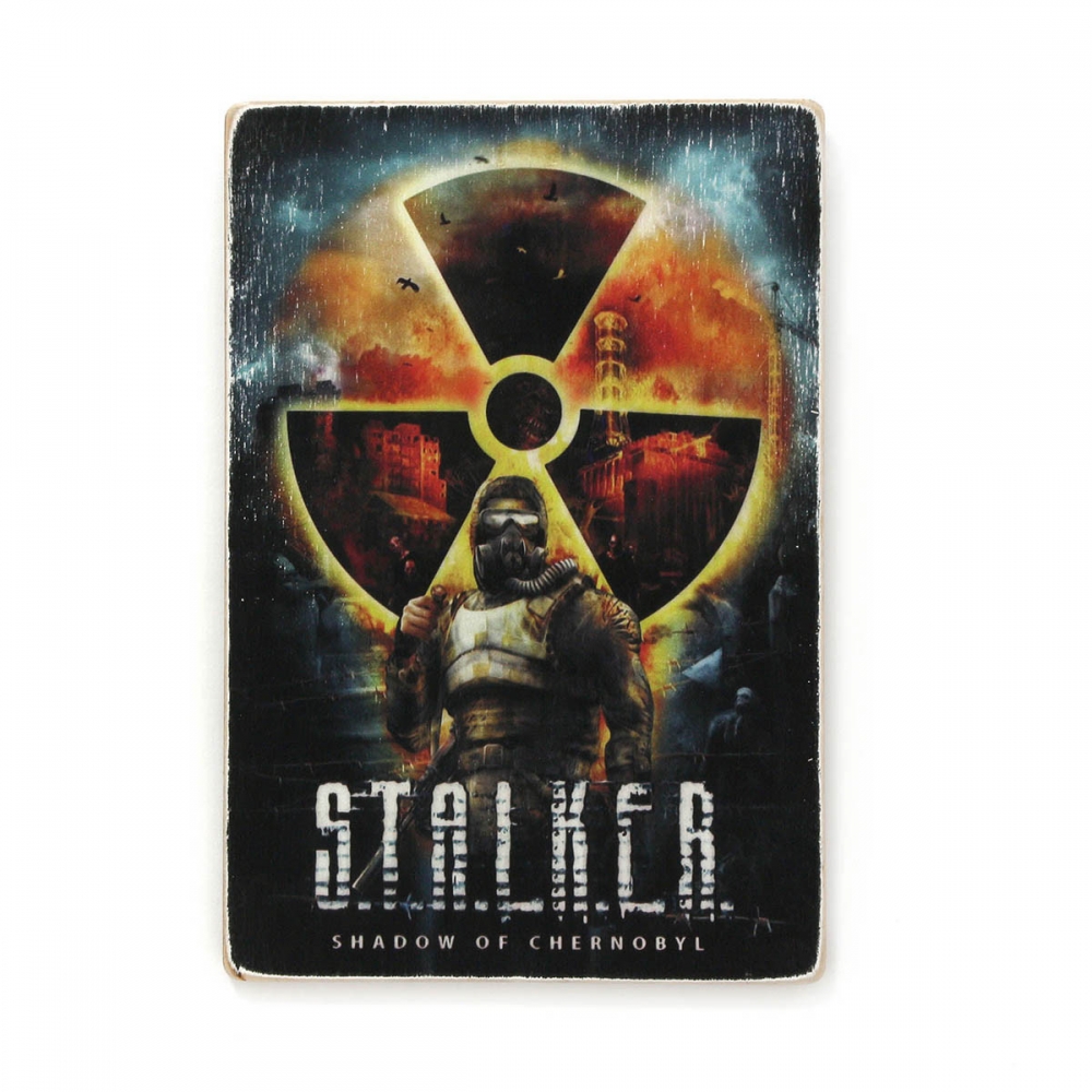 

Деревянный постер Видеоигры S.T.A.L.K.E.R. Сталкер. Тень Чернобыля А2