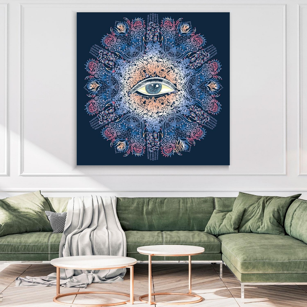 

Картина на холсте Psy Art All Seeing Eye 75х100 см.