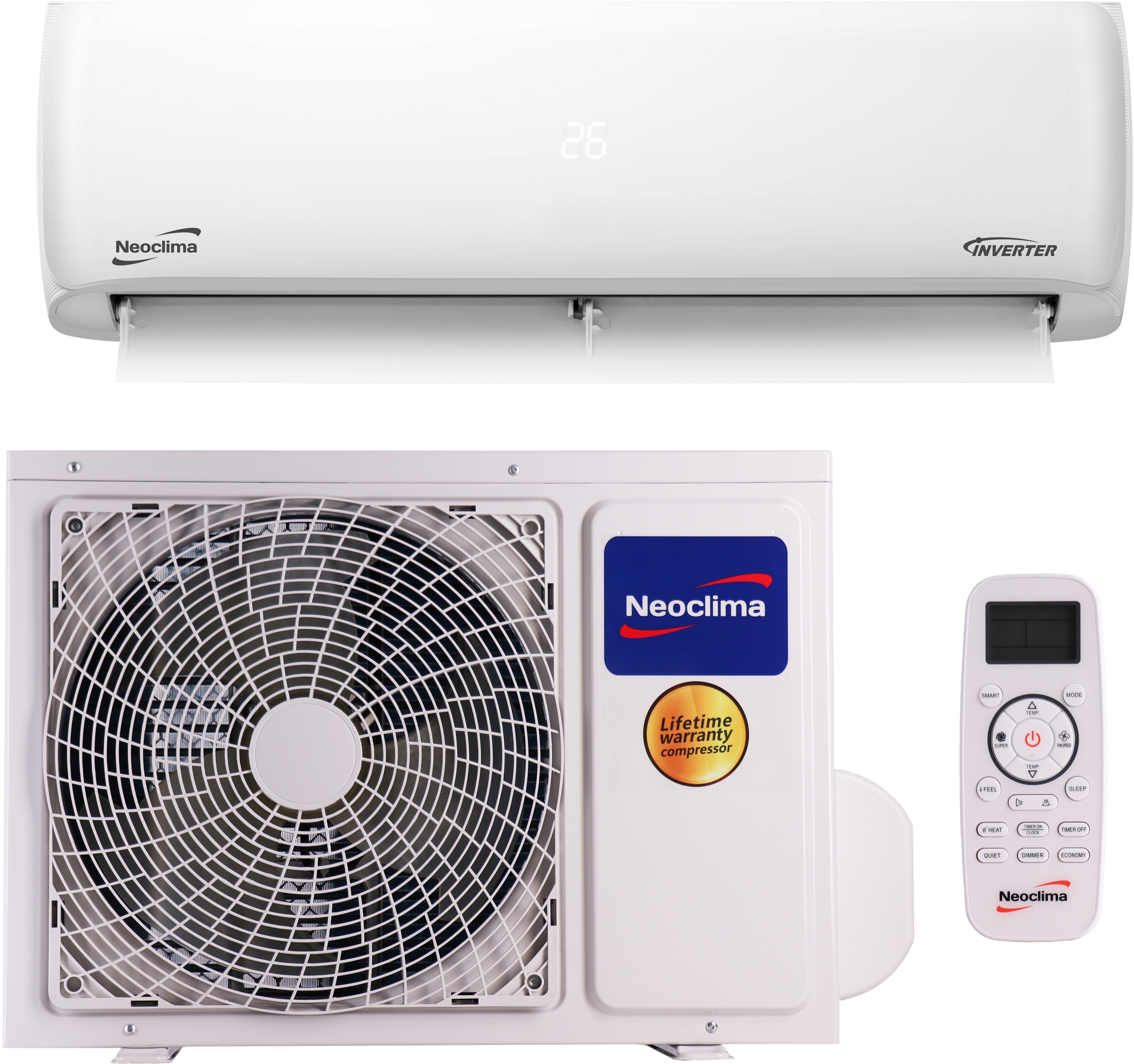

Кондиционер NEOCLIMA NS/NU-24ETRIw2 Terra