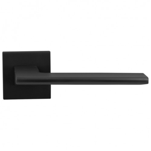 Дверная ручка RDA Rock (розетта 6мм) черный матовый