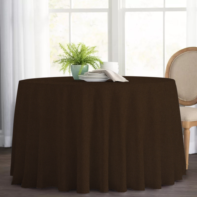 

Круглая скатерть Kanzas Brown TT129338 Ø140 см