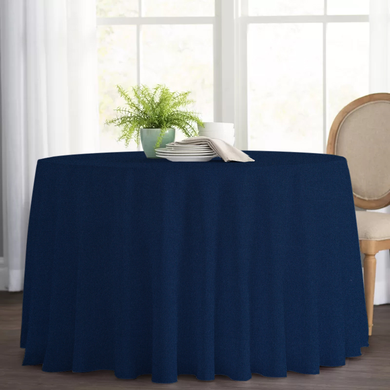 

Круглая скатерть Kanzas Navy Blue TT129351 Ø280