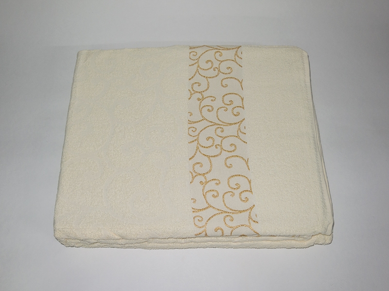 

Простынь Gulcan Cotton Евро 190*220 см махровая кремовая арт.pike-gulcan-cotton-venzel-cream