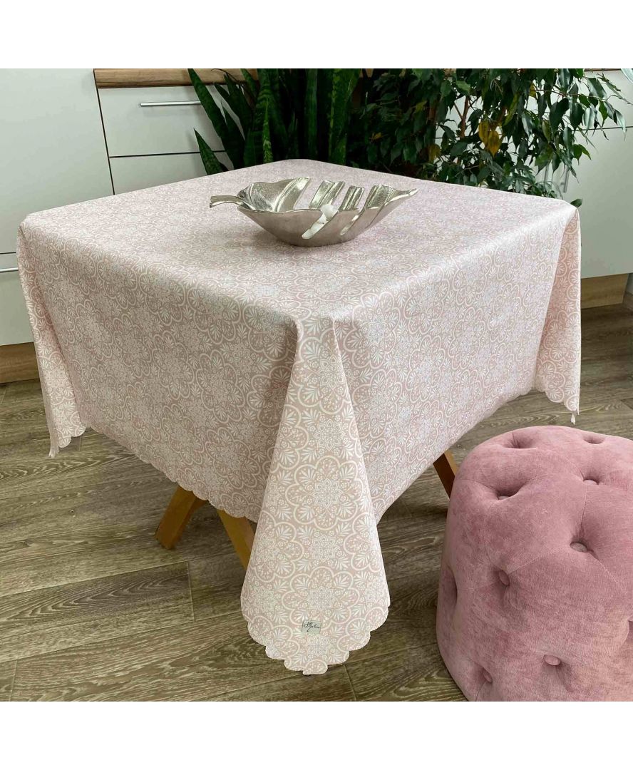

Скатерть Прованс Симфони Lace on powder 220*136 см с акриловым покрытием арт.017125