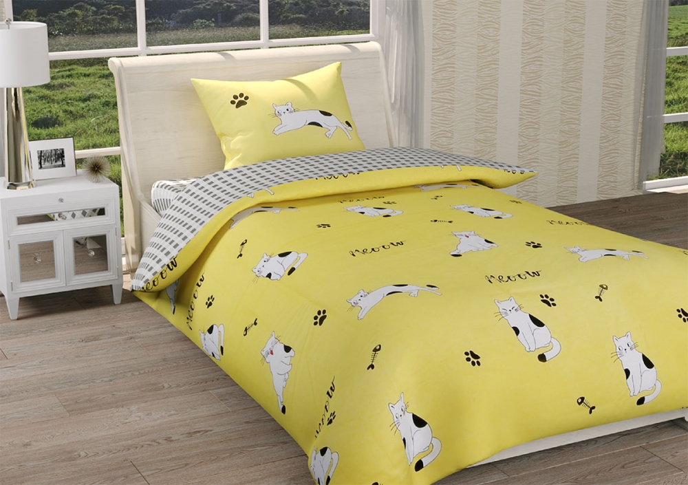 

Комплект постельного белья Leleka-textile полуторный ранфорс подростковый арт.Р-485Д