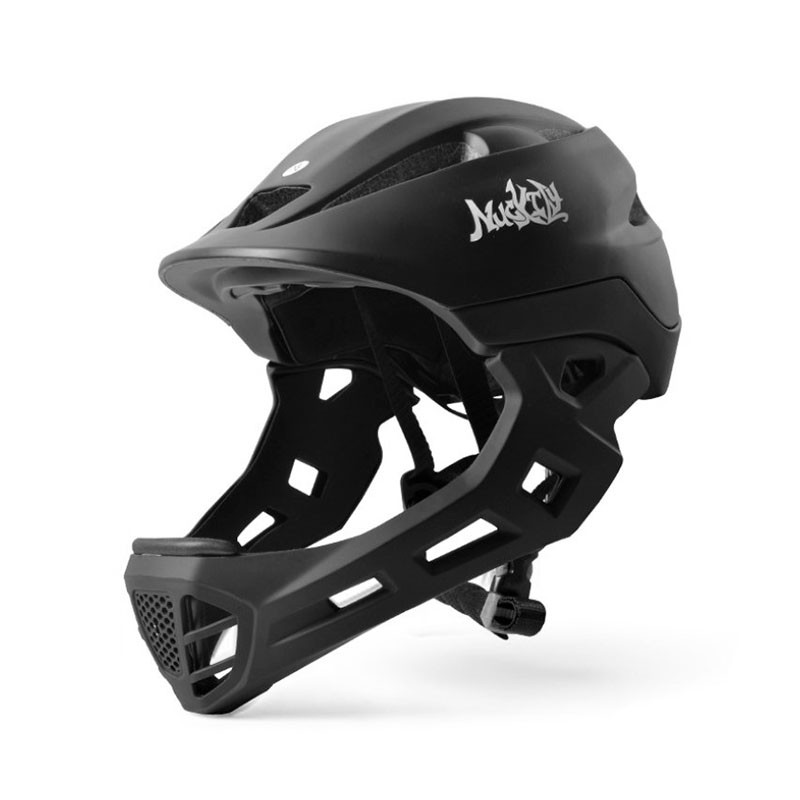 

Шлем защитный с подбородком Nuckily PB14 Black р.52-55 велошлем