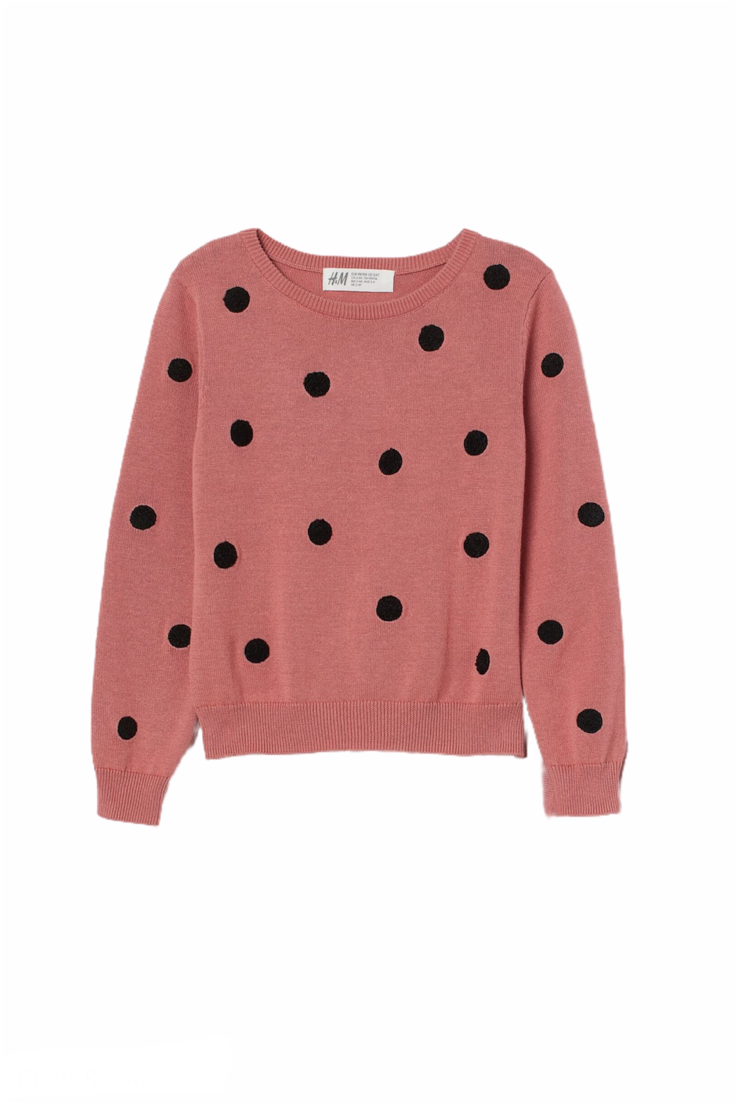 

Джемпер H&M 98/104 Темно-розовый 0962140_джемп_горош