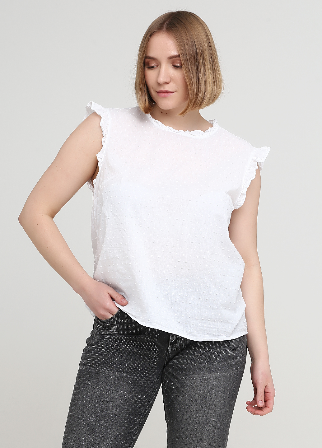 

Блуза H&M 44 Белый 0-1354