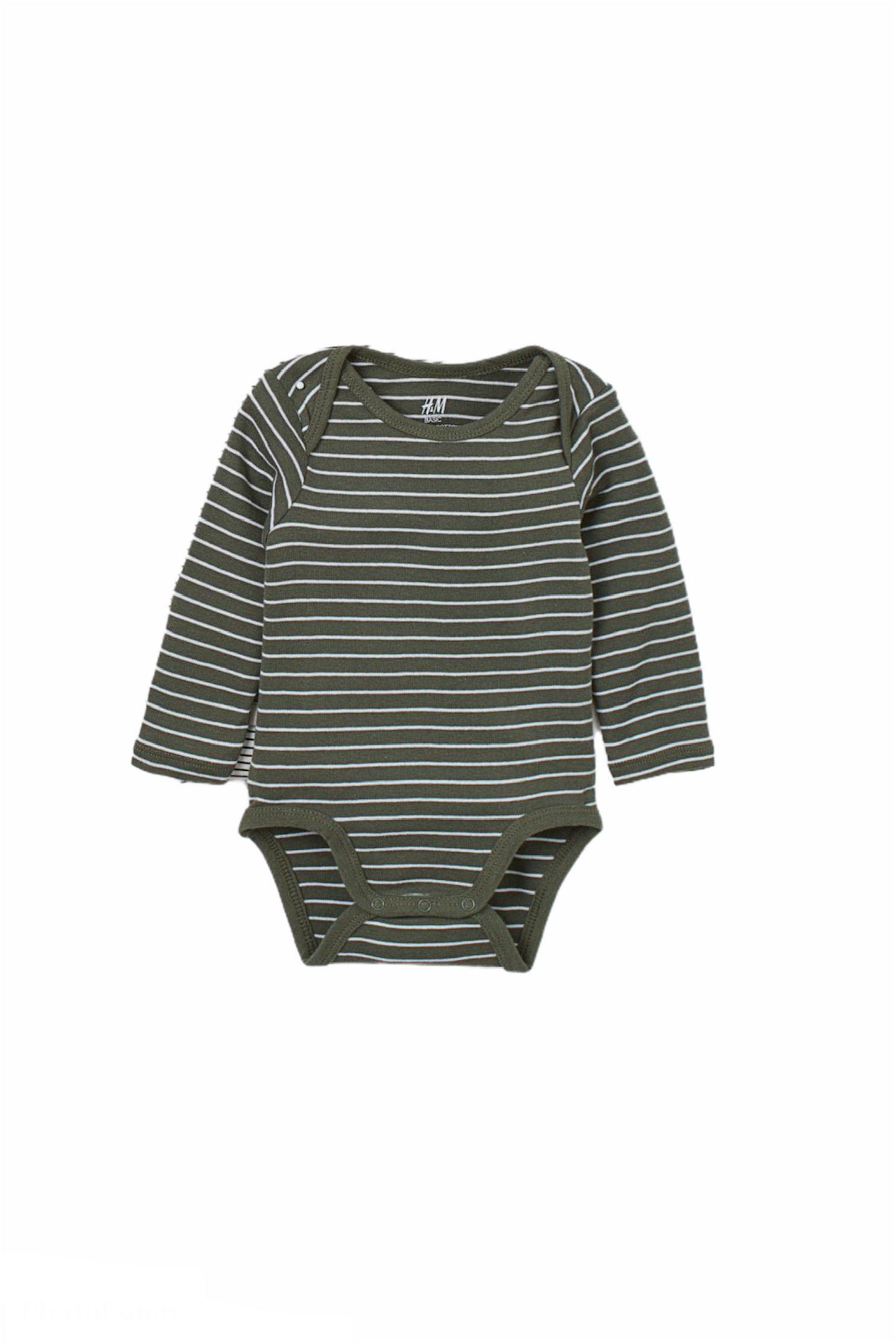 

Боди H&M 62 Темно-зеленый 0880118_тем.зел.бел.полоска