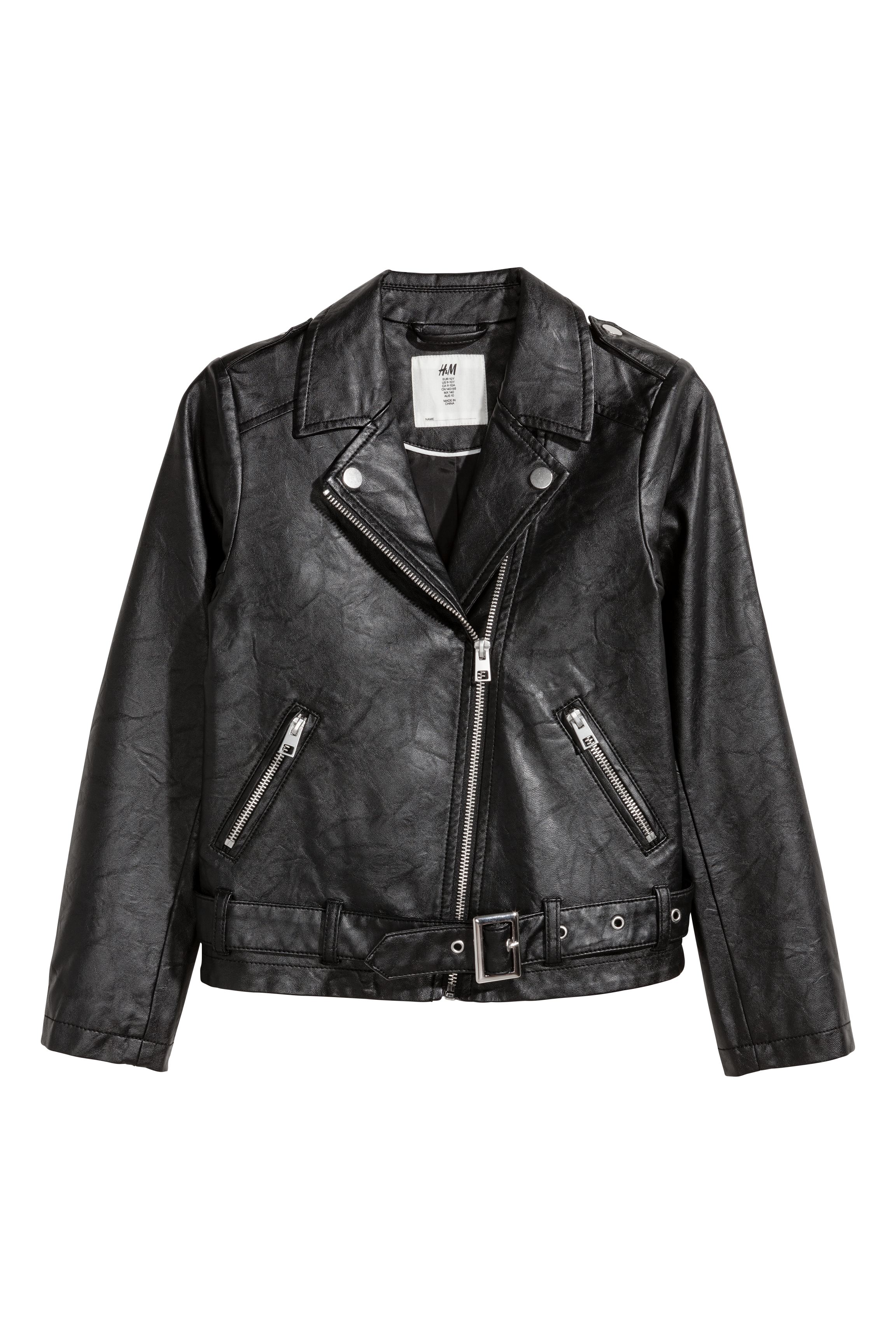 

Куртка косуха H&M 164 Черный 0499287_рем.пугов.