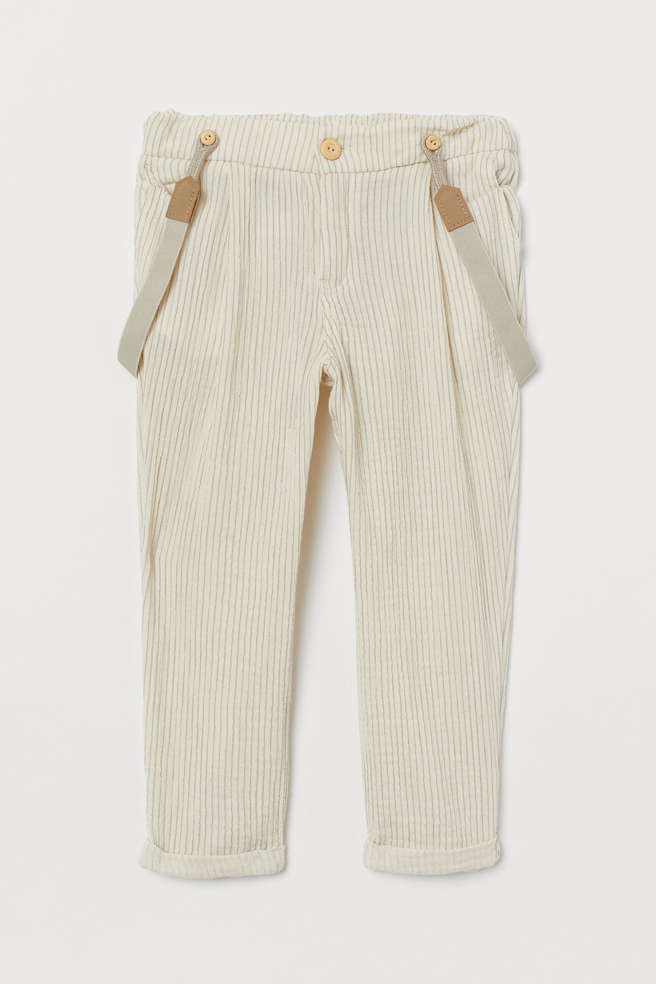 

Брюки H&M 122 Бежевый 0842525_беж.сер.пол.подт