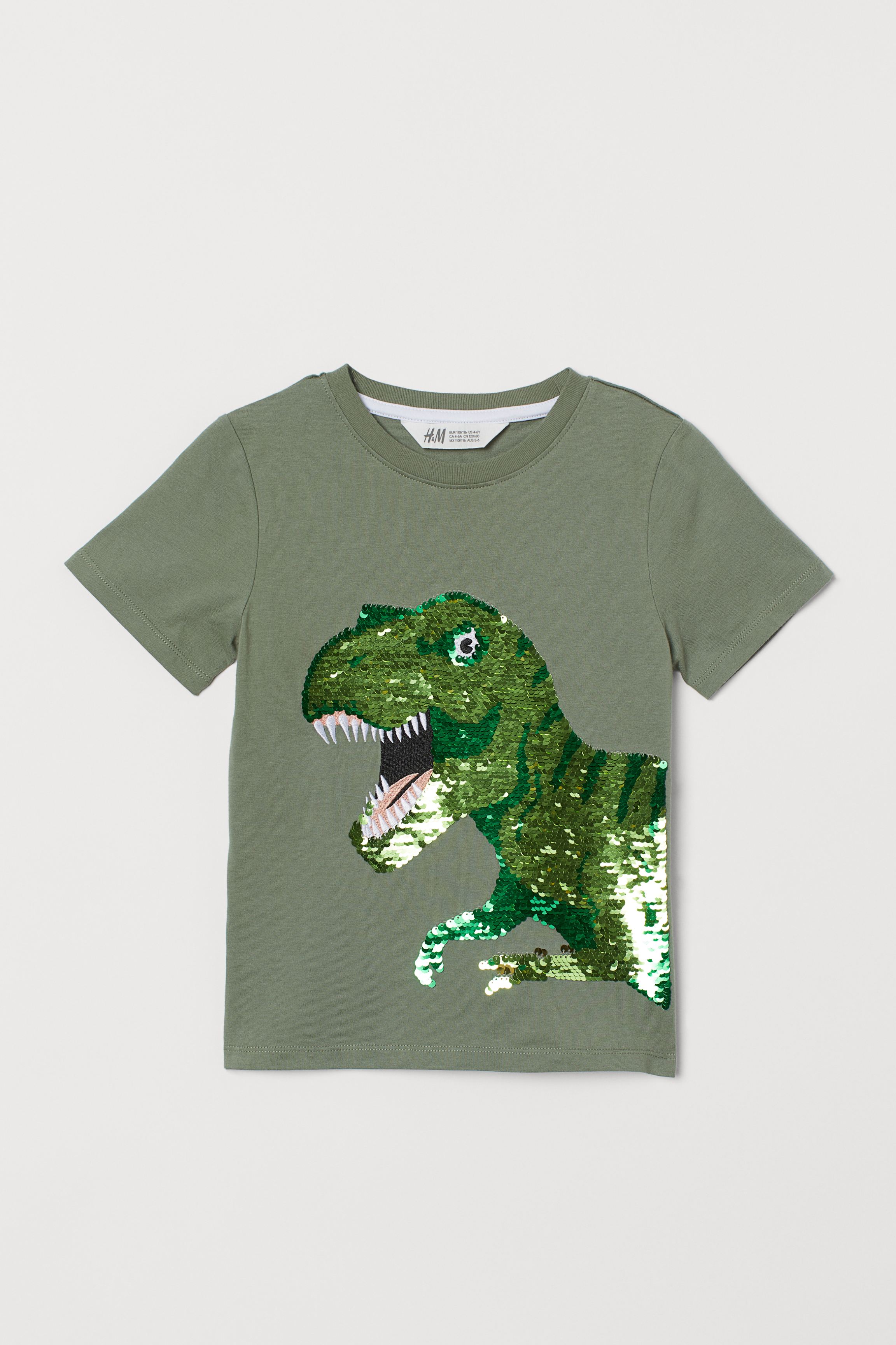 

Футболка H&M 122/128 Хаки 0791492_хак.пает.дино