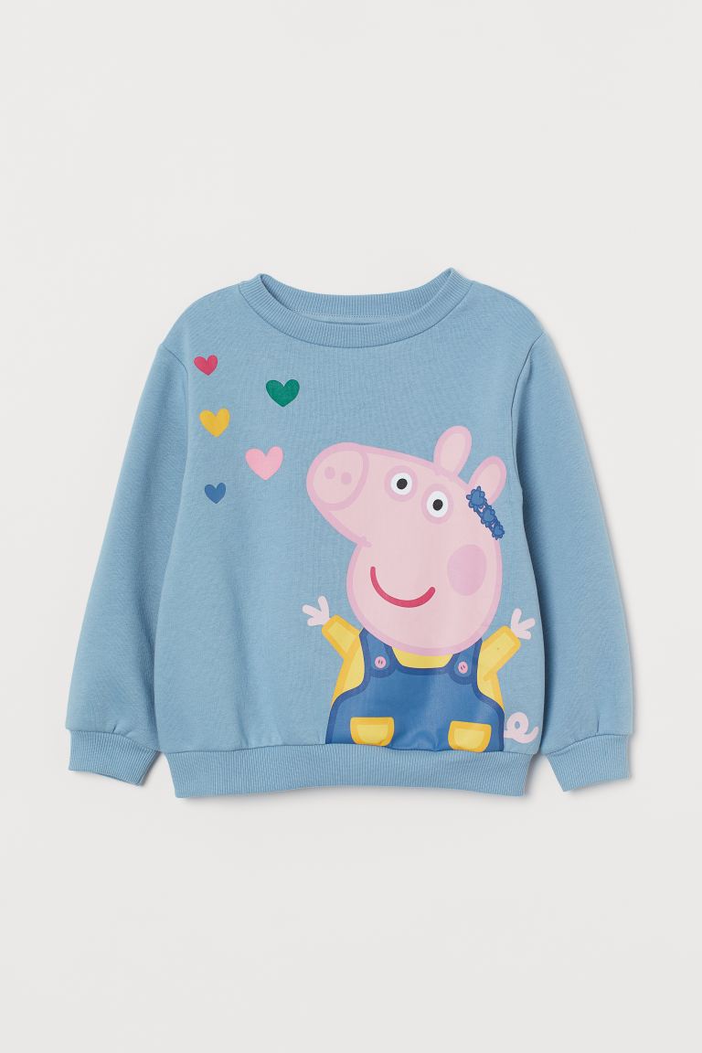 

Свитшот H&M 110/116 Голубой 0897998_гол.пэппа