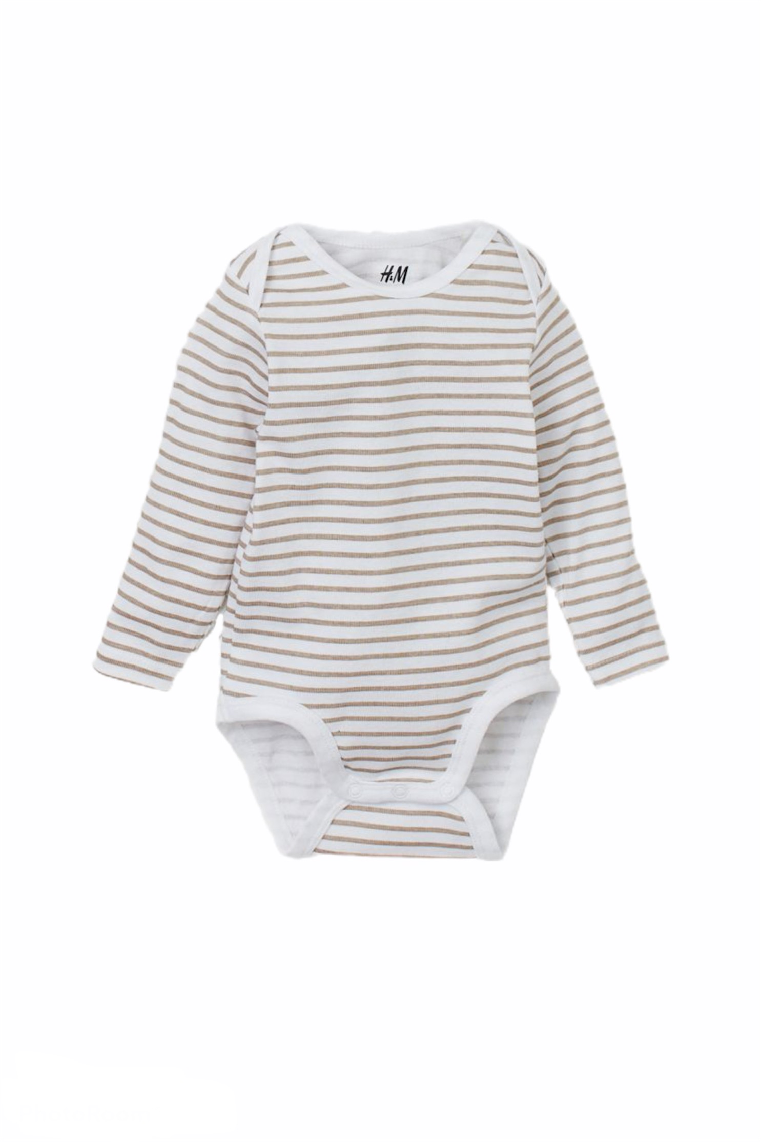 

Боди H&M 86 Белый 0880118_бел.корич.полоска