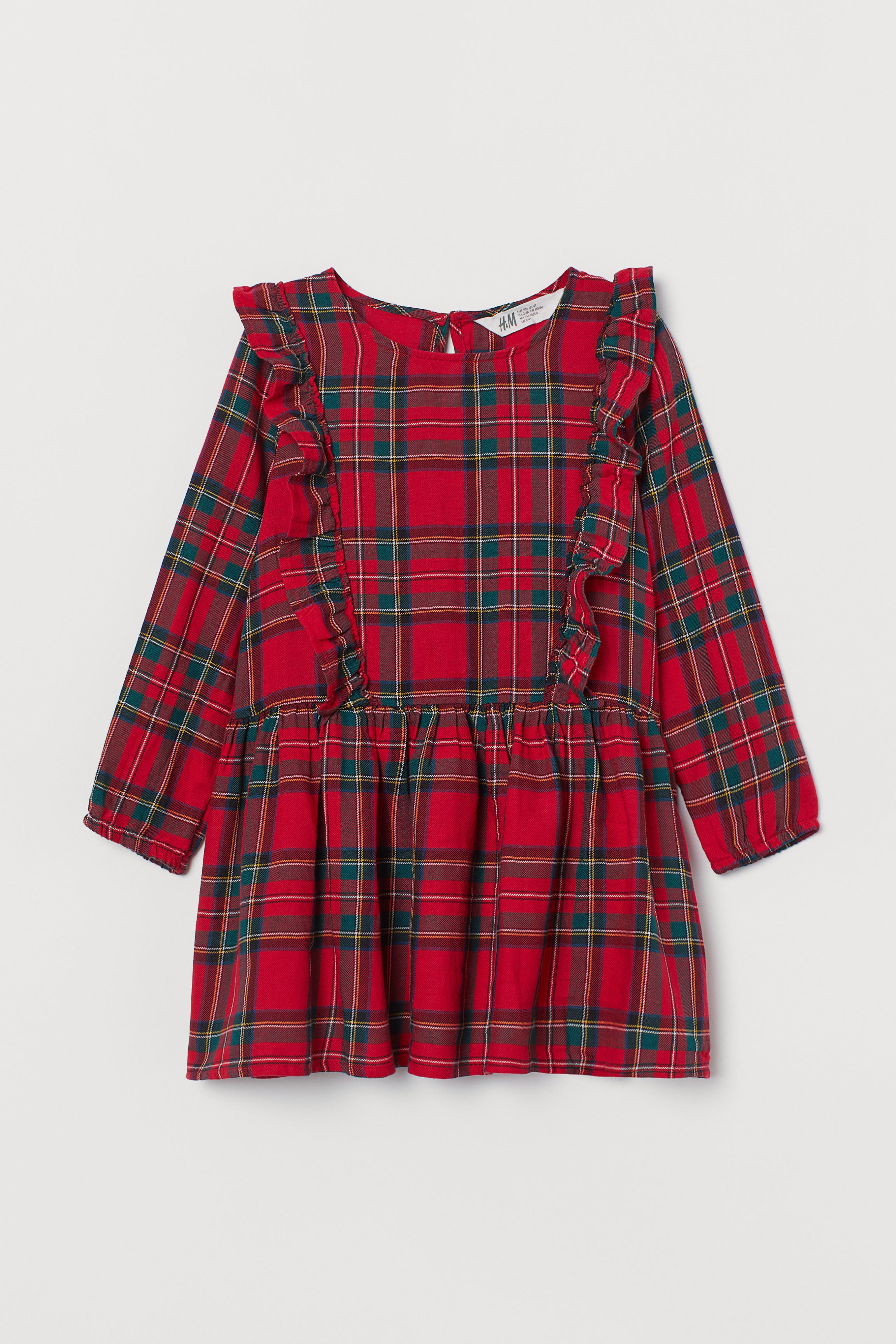 

Платье H&M 122 Красный 0886628_зел.клет