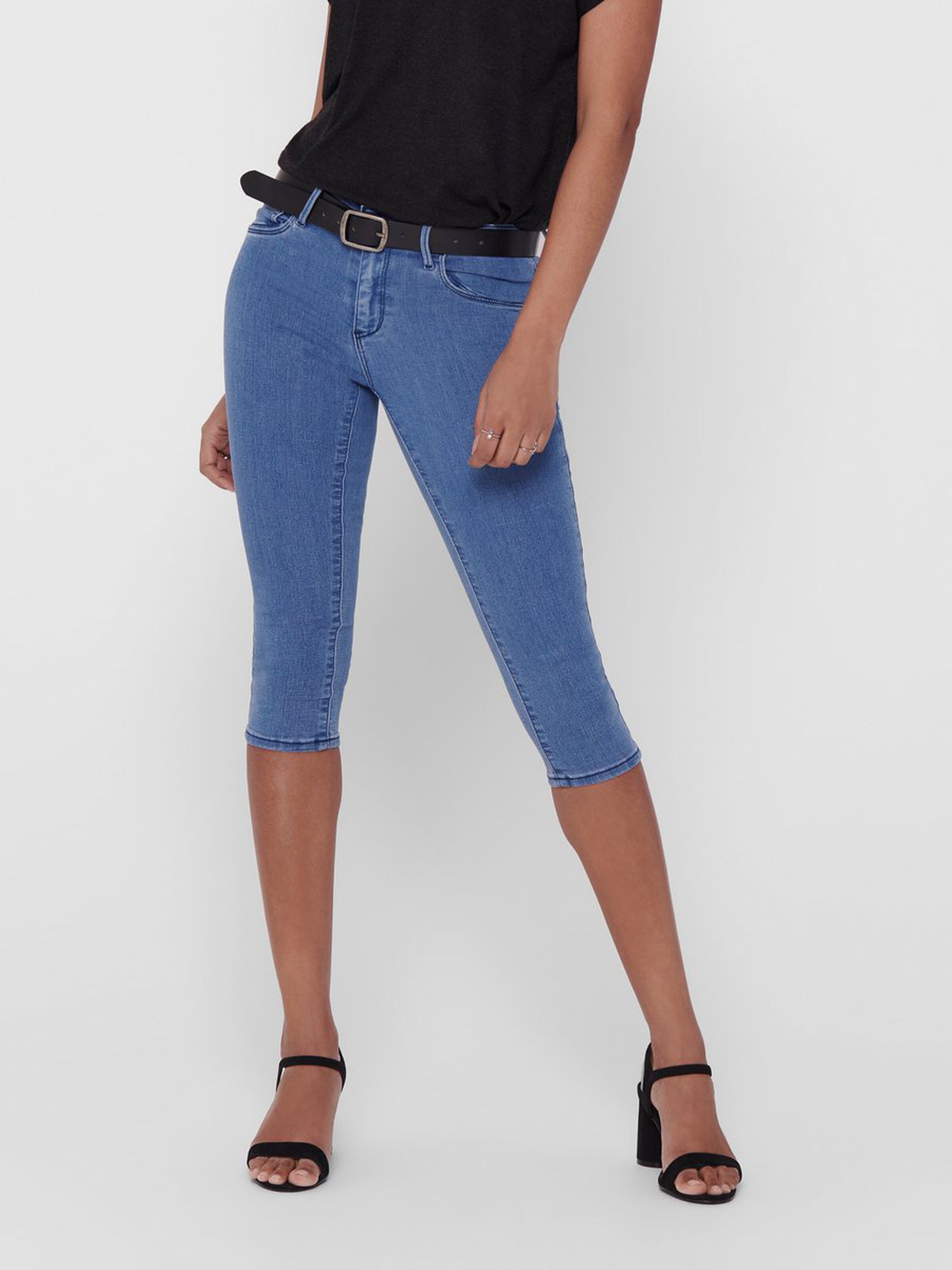 

Капри ONLY RAIN KNICKERS 15132505 Medium Blue Denim M Синий
