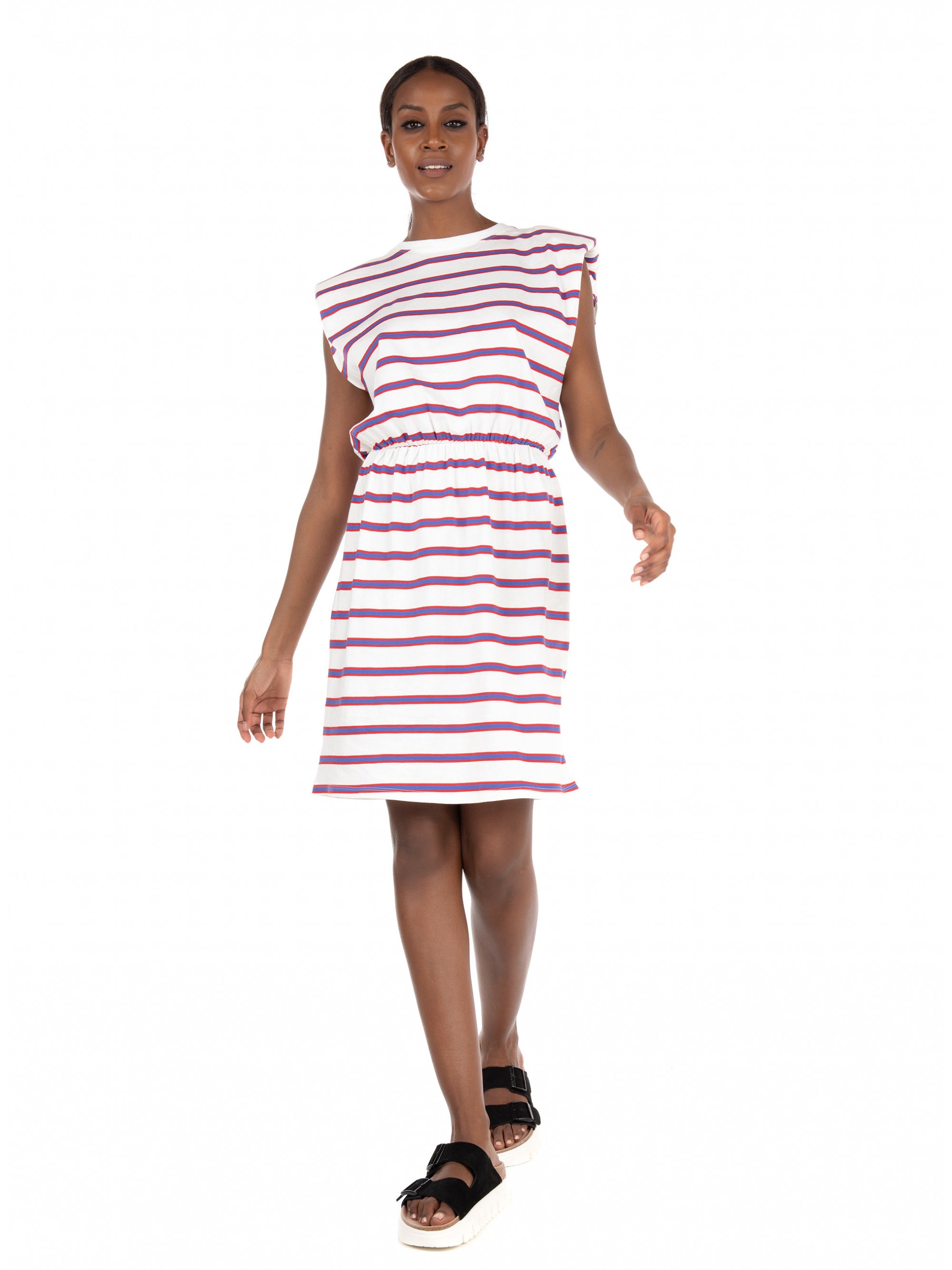 

Платье ONLY JEN 15231445 Cloud Dancer/Stripes/DAZZLING BLUE/  Белый в красно-синию полоску, Платье ONLY JEN 15231445 Cloud Dancer/Stripes/DAZZLING BLUE/ L Белый в красно-синию полоску