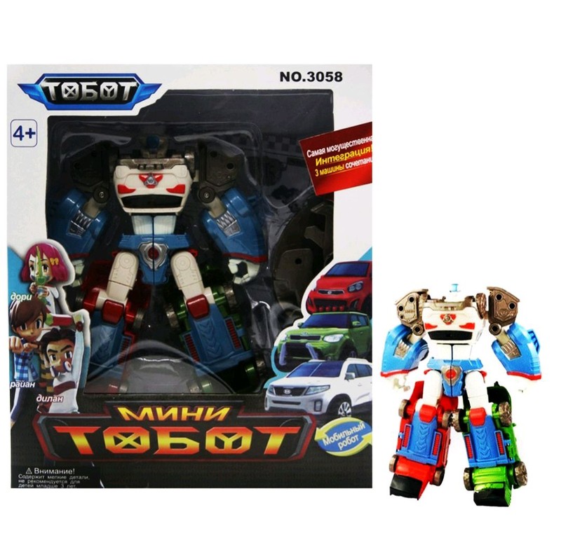 

Трансформер Tobot Tritan синий (3058)